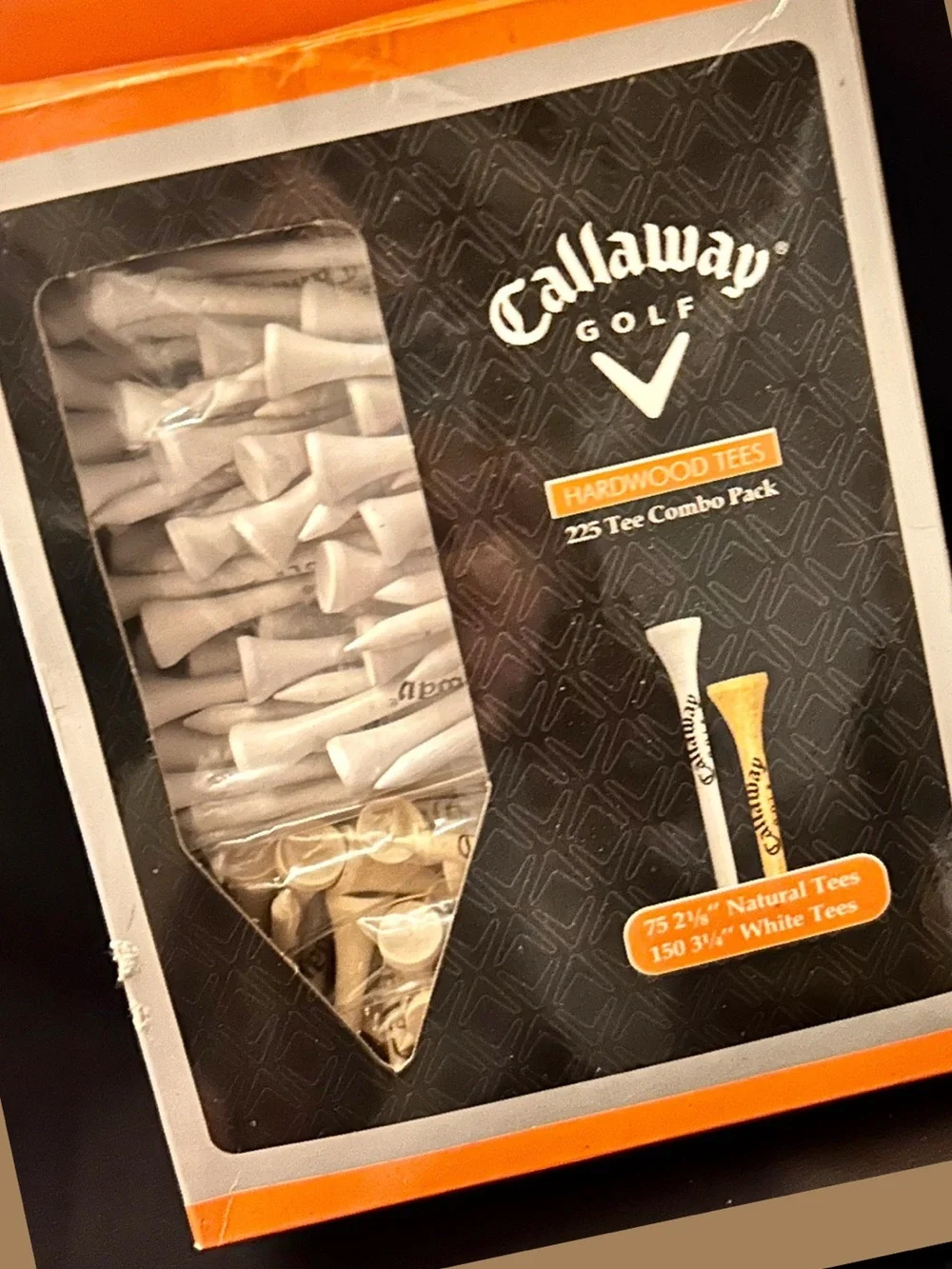 Callaway White Golf Tees – Table Tennis Balls